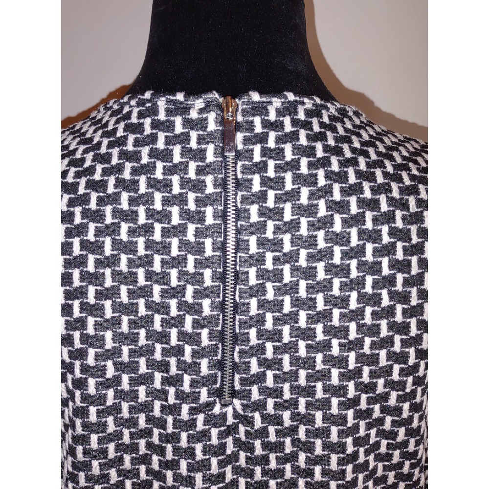 Vintage Style Knit Top Woven Texture Short Sleeve Career Work Casual - Large - Picture 4 of 10
